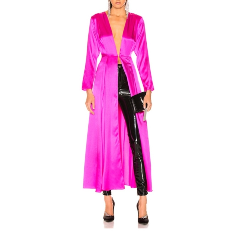 We Are Leone Maxi Cardigan Malibu Pink